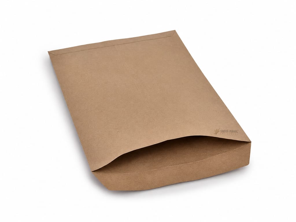 16x12 Inch Brown Kraft Envelopes, 85 GSM A3 Size Large Portfolio Covers, files, Oversized Brown Kraft Paper Envelope view 2