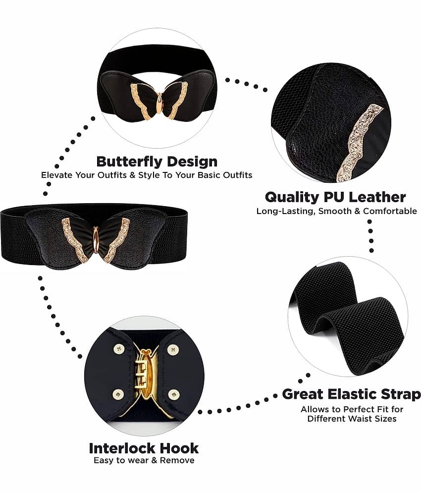 REDHORNS Fabric Women's Stretchable Belt ( Pack of 1 ) view 2