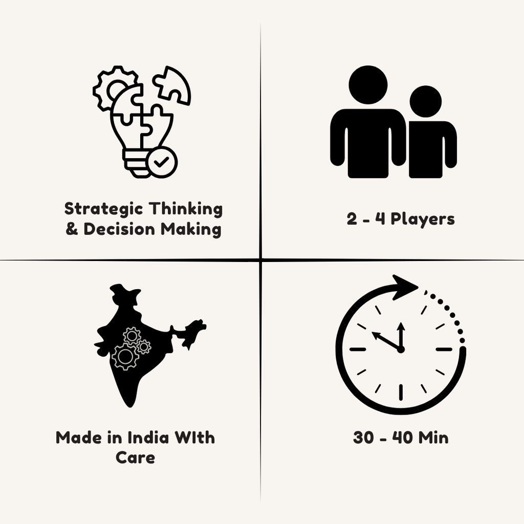 Aadu Huli (3 & 4) - Traditional Board Game (pack of 2) view 2