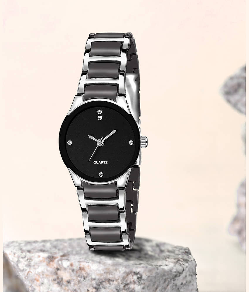 Trex Black Stainless Steel Analog Womens Watch view 2