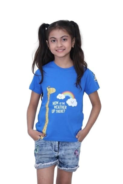 KUCHU Unisex Tshirt (10 Years- 11 Years) | Made of Super Combed Cotton-Modal Natural Fiber Better Than 100% Cotton| Soft & Breathable Fabric| Unique Digitally Printed Design |Weather view 2