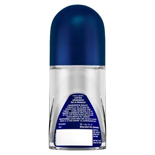 Nivea Deodrant Roll On, Cool Kick, 50 ml view 2