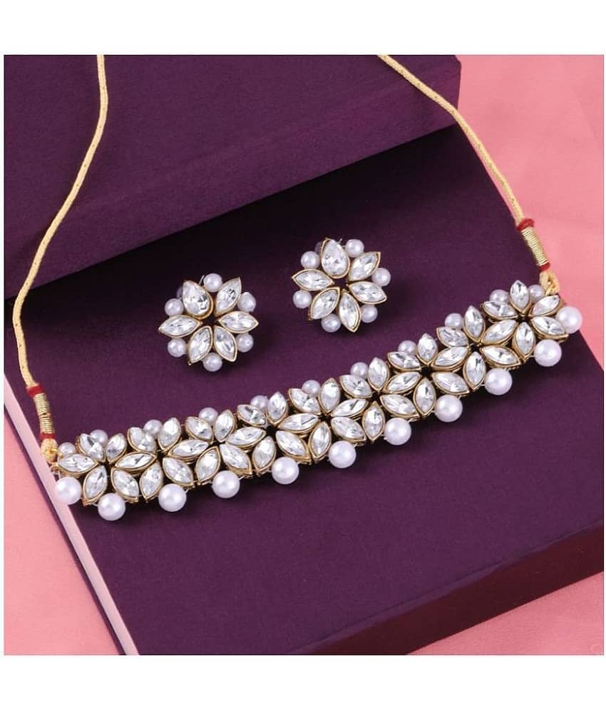 Silver Shine Alloy Silver Contemporary Contemporary/Fashion Antique Necklaces Set view 2