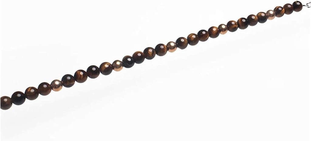 Bracelets Fashion Men s Jewelry Natural Tiger Eye Stone Beaded Bracelet with Stainless Steel 15cm add 5cm,Bracelets view 2