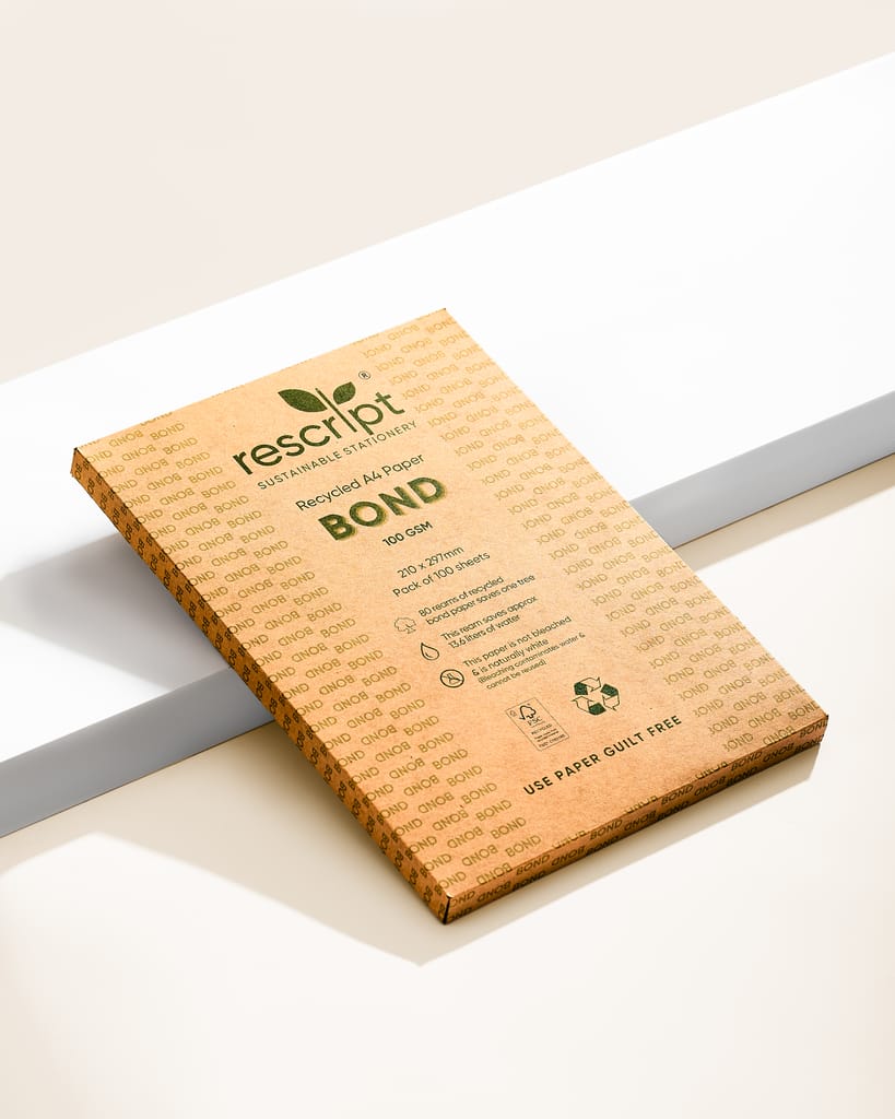 100% Recycled A4 Bond Paper – 100 Sheets (100 GSM) view 2