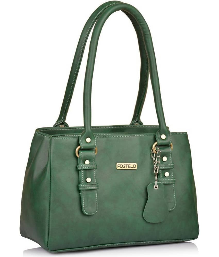 Fostelo - Green PU Shoulder Bag view 2