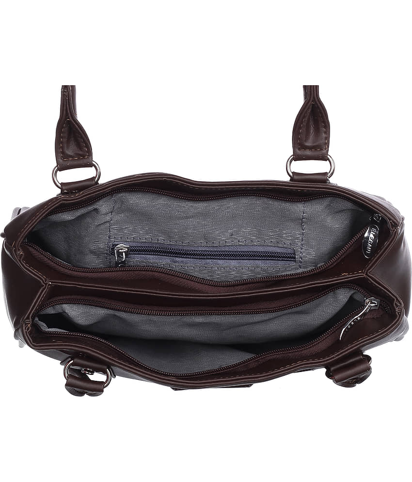 Elegant Shoulder Bag PU Set of 1 ( Brown ) view 2