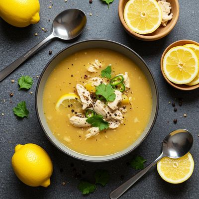 Lemon Pepper Chicken Soup
