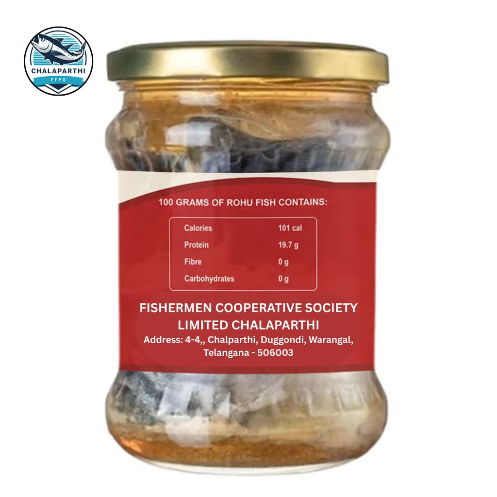 CHALAPARTHI FFPO Rohu Fish Pickle - Authentic Indian Seafood Delicacy view 2