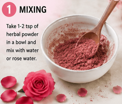 SHUSHRAJ JAIVIK 5-in-1 Herbal Facial Powder Combo Pack | Rose Petals, Hibiscus, Orange Peel & Methi Powder with 20g Multani Mitti Gift Pack | Natural Skin Care Combo view 2