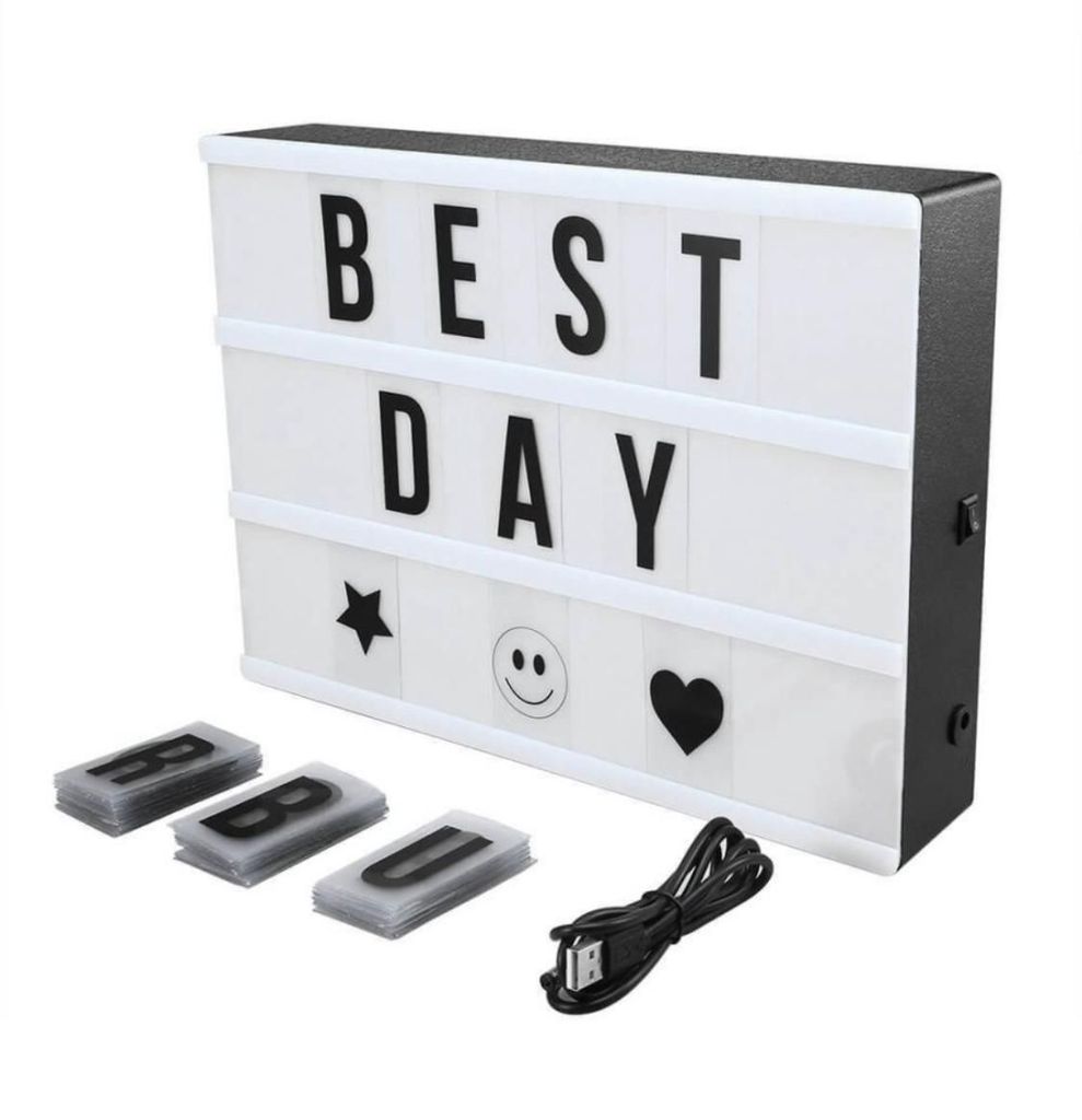 Cinema A4 Size Light Box with Letters, Symbols, Numbers USB Or Battery Powered view 2