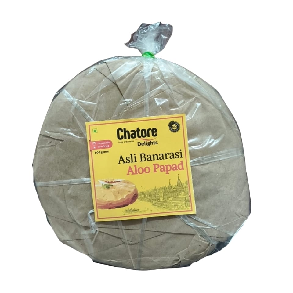 Authentic Banarasi Aloo Papad | Homemade Potato Papad