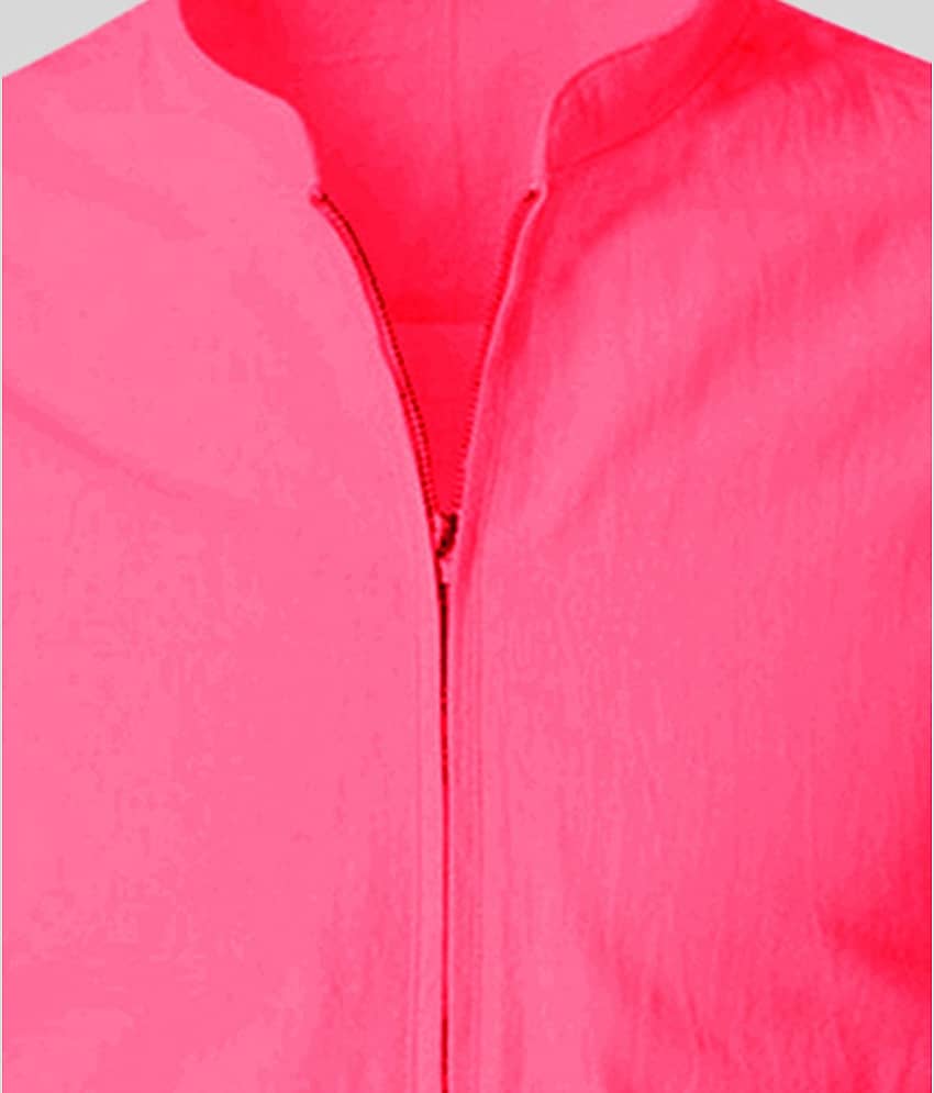 Vida Loca - Pink Linen Regular Fit Men's Casual Shirt (Pack of 1) view 2