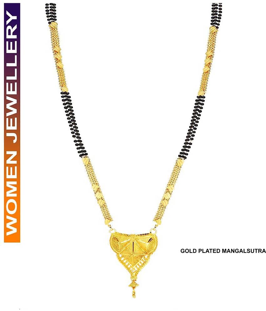 Shankhraj Mall Gold Plated Letest & Designer Mangalsutra For Women-100236 view 2