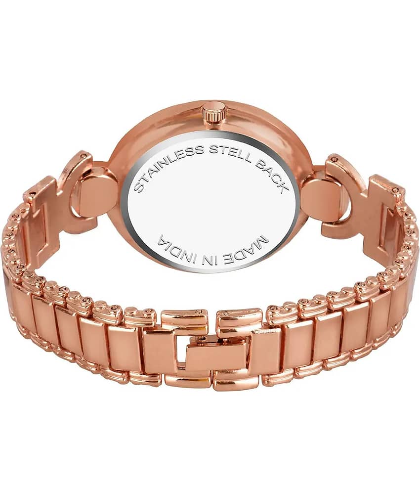 Viser Rose Gold Metal Analog Womens Watch view 2