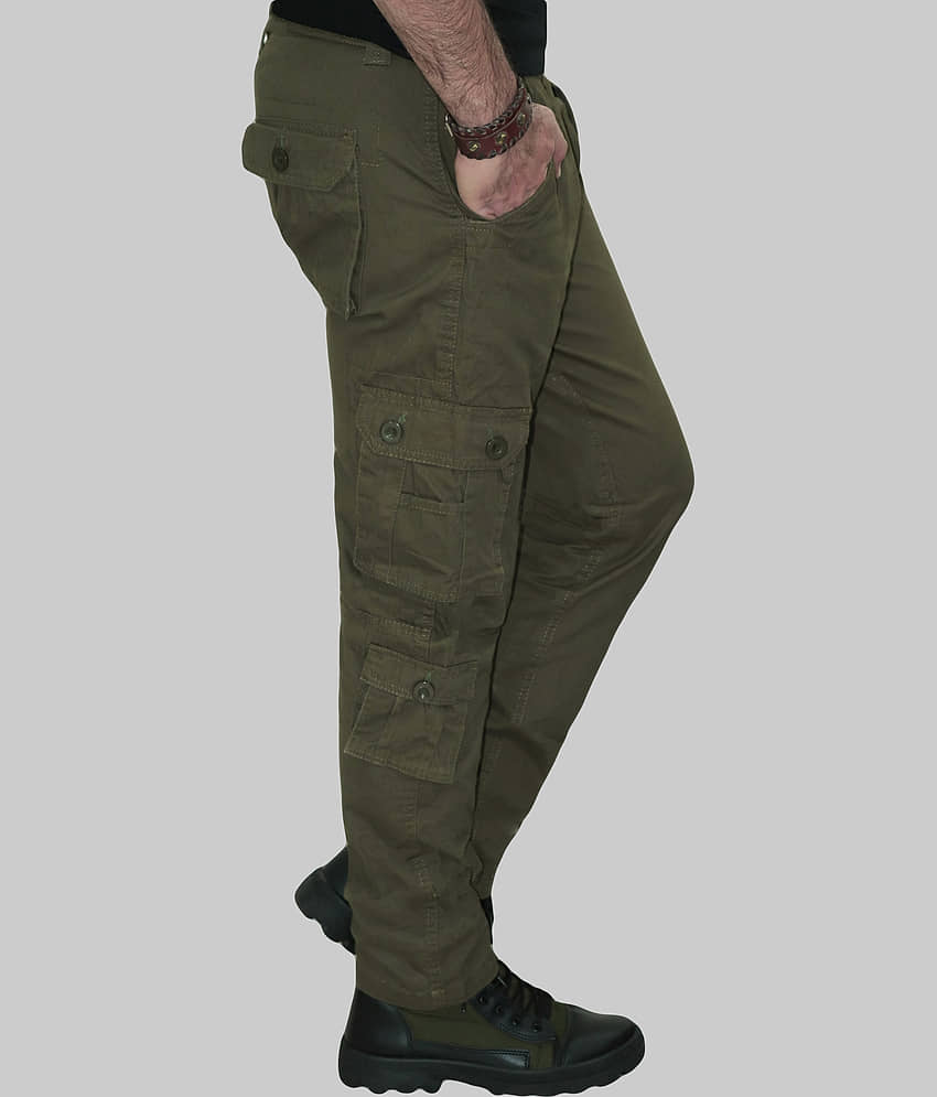 HYMEN LEGIONS Regular Flat Men's Cargos - Black ( Pack of 1 ) view 2