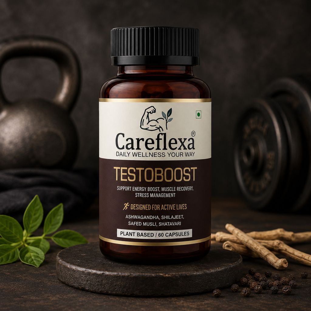 Careflexa Testoboost 1200mg - Vitality Booster (60 Capsules)