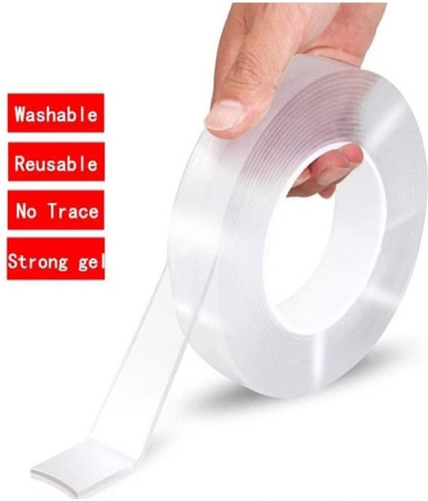 smart packaging - White Single Sided Nano Tape ( Pack of 1 ) view 2