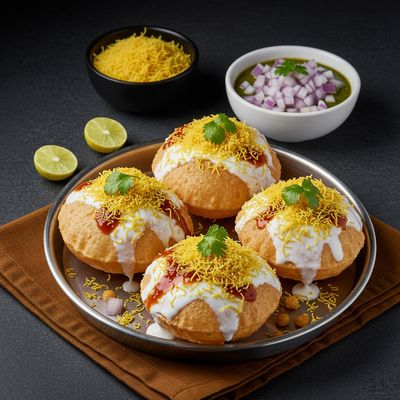 Sev Poori Dahi Poori Chaat