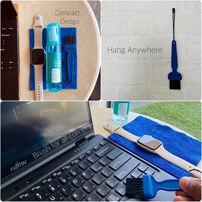 DORJE UNIVERSEL SCREEN CLEANING KIT (GEL SPRAY+MICROFIBER+BRUSH) view 2