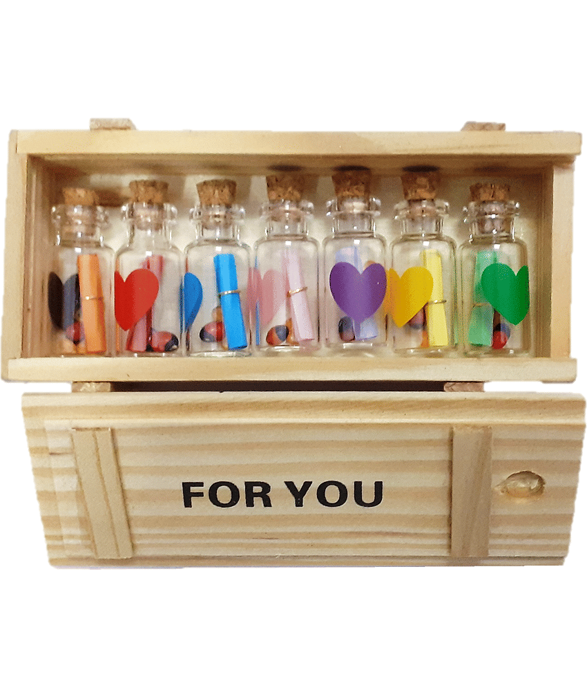 AFTERSTITCH Glass Valentine Hamper Multicolour - Pack of 7 view 2