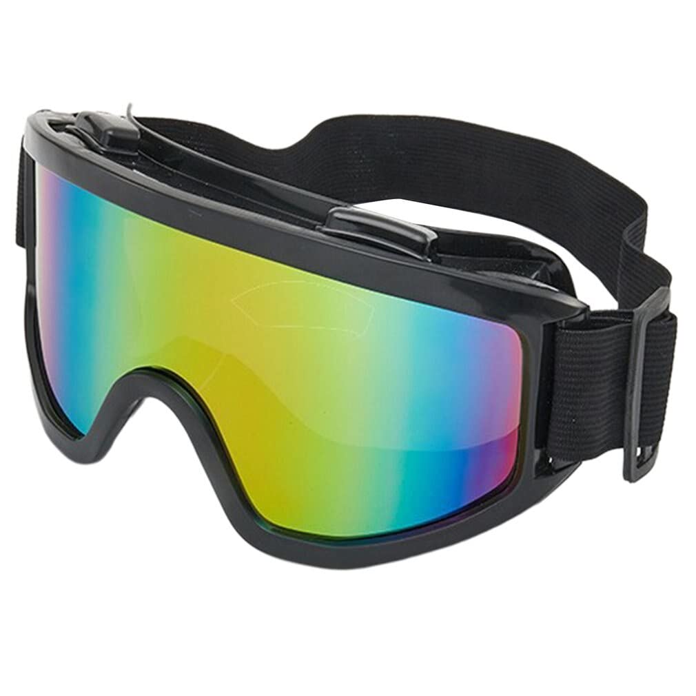 Style Eva Motorbike ATV/Dirt Bike Racing Work Protection Eyewear with Adjustable Strap Unisex Sunglasses (Black) view 2