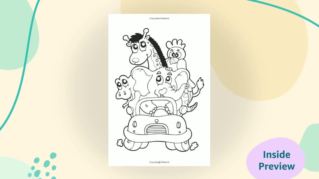 Jumbo Cartoon Colouring Book 5 for Kids Age 1 -6 Years | A3 Big Size Copy Colour Book with 24 Pages |Drawing, Colouring for Preschool Earlylearners (Jumbo Cartoon Colouring Books) [Paperback] Dreamland Publications [Paperback] Dreamland Publications view 2