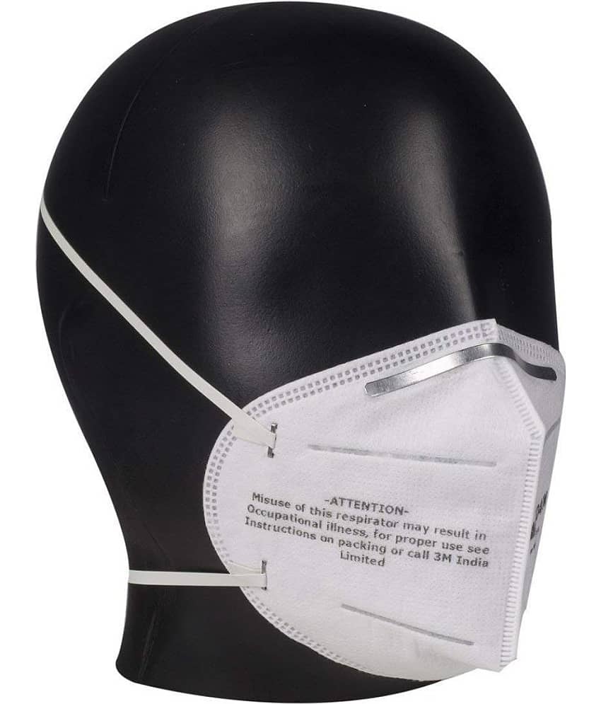 3M 9004IN Particulate Respirator, White - Pack of 5 view 2