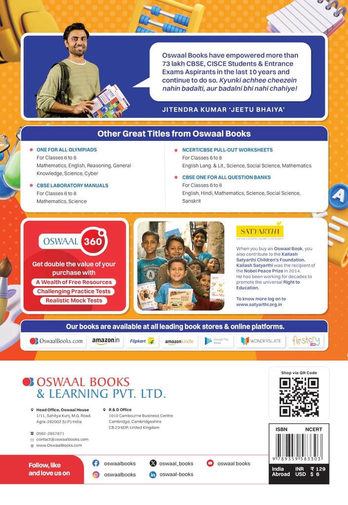 Oswaal NCERT Textbook Solutions Class 6 Science | For 2024 Exam [Paperback] Oswaal Editorial Board view 2