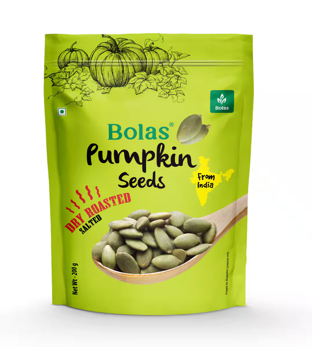Roasted And Salted Pumpkin Seeds 200 Gm