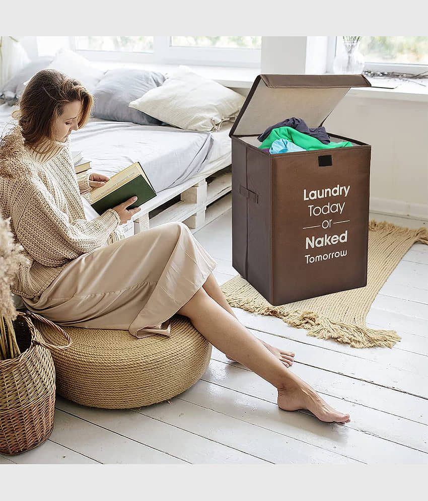 Cutbaaz Grey Laundry Bags ( Pack of 1 ) view 2