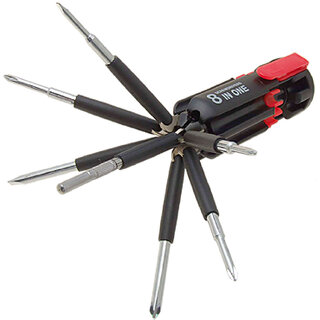 Multi-screwdriver letsgrab 8 in 1 Multi-function Screwdriver Kit, Tool Kit Set + 6 LED light Torch view 2