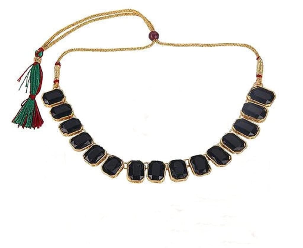 Black Square Jewellery Combo Set view 2