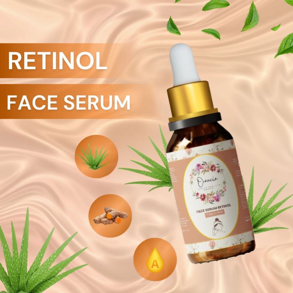 Orancia Retinol Complex Face Serum with Niacinamide | Multi-Peptides & Hyaluronic Acid | Reduces Fine Lines & Wrinkles, Boosts Collagen, Firms Skin, Youthful Radiance, Beginner-Friendly | 30ml view 2