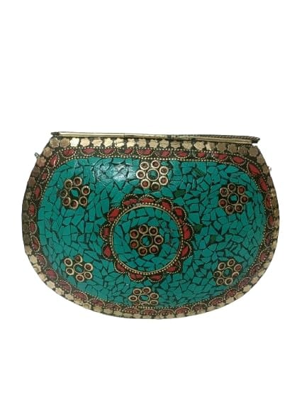 SHAKUNTLA VINTAGE Multi Coloured Sling Bag Clutch Purse for Girls Womens view 2