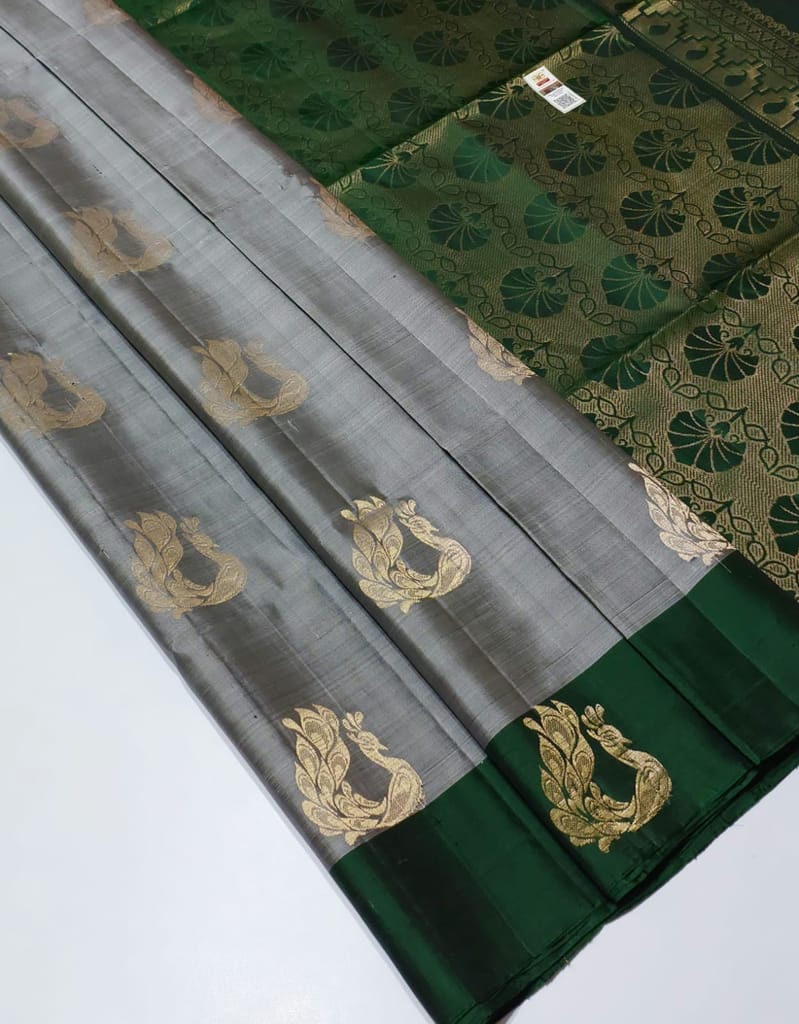 Kanchipuram pure soft silk saree