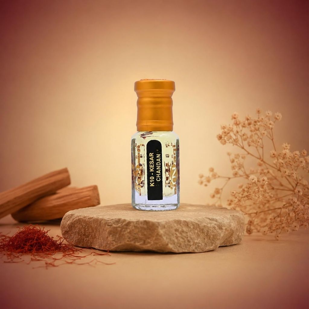 alnaqi fragrances Kesar Chandan K11 Attar_parent| Perfume Oil | Alcohol-Free Roll-On Arabian Attar | Long-Lasting Concentrated Perfume Oil | Floral Woody Strong Arabic Fragrance | Unisex view 2
