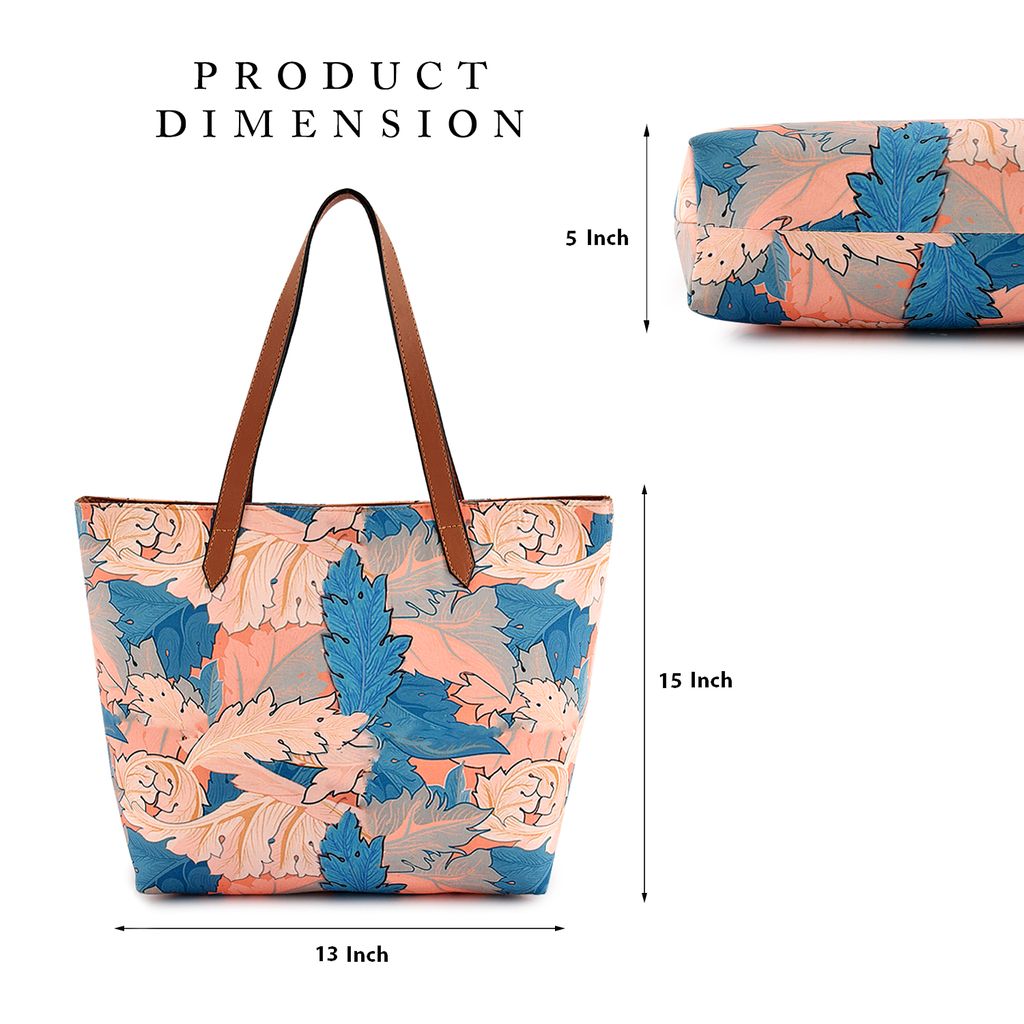 Lychee bags Women Printed White Canvas Tote Bags view 2