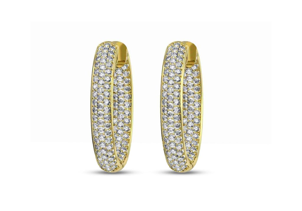 Petite Hoop Earrings view 2