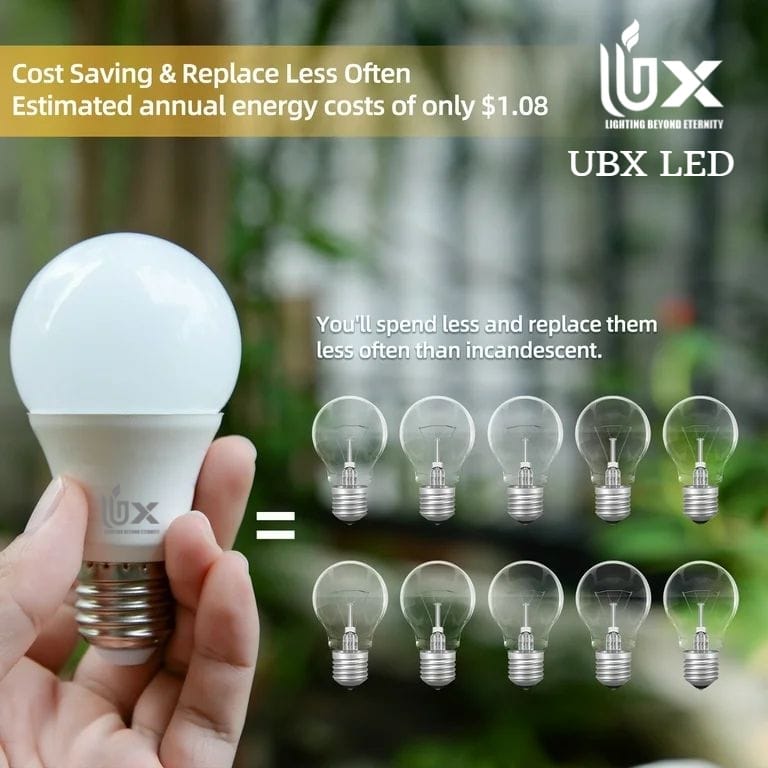 UBX 9W LED Bulb for Home & Office |White | E27 Base | Pack of 06 view 2