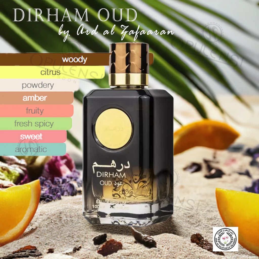 Dirham Oud Perfume by Ard Al Zaafaran 100ml For Unisex EDP Perfume Scent view 2