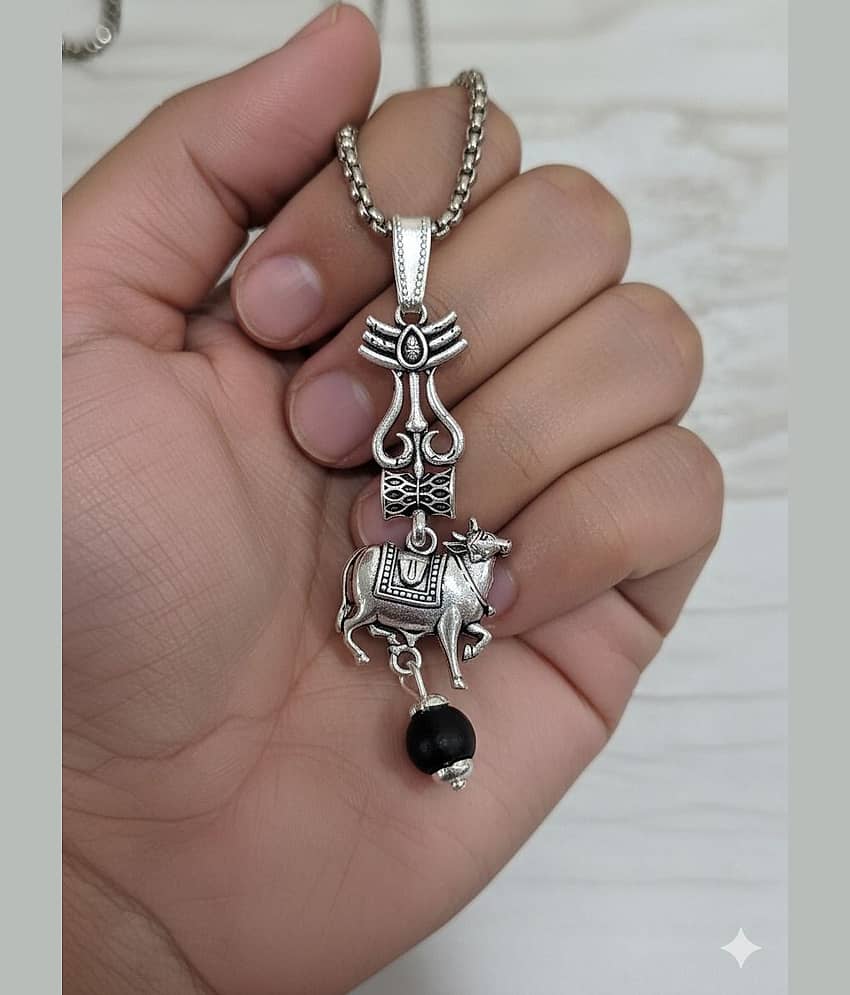 AKLINA Alloy Multicolor Long Chain with pendants view 2