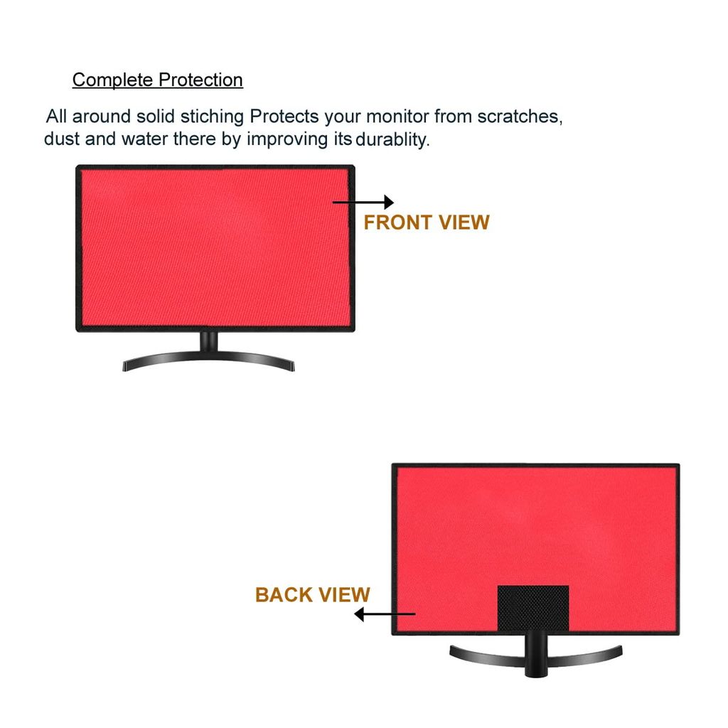 PalaP Super Premium Dust Proof Monitor Cover for BENQ 32 inches Monitor (RED) view 2