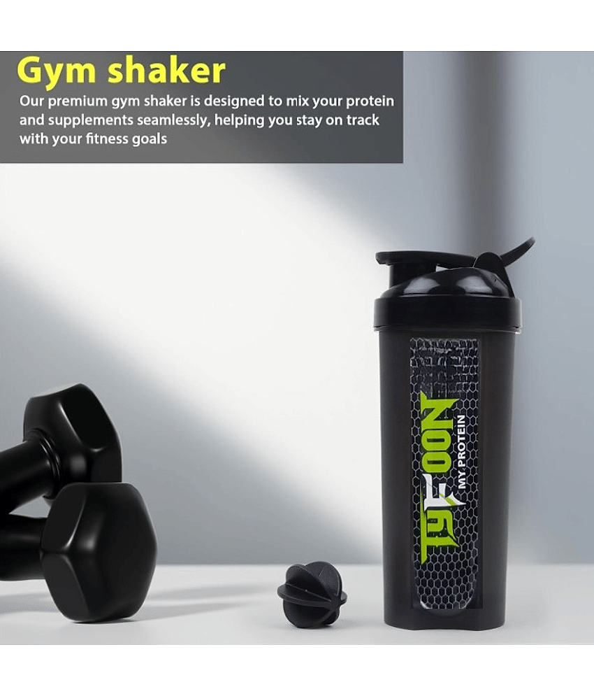 HORSE FIT Plastic Gym Typhoon Spider Shaker Bottle 700ML | 100% Leakproof Guarantee | BPA-Free Sipper Bottle for Protein, Pre-Workout, and BCAAs | Ideal for Fitness Enthusiasts – Multicolor view 2