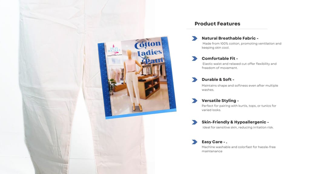 Cotton Ladies Pant view 2