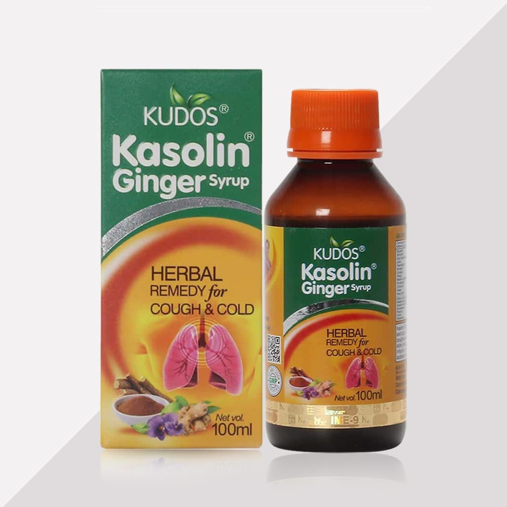 Kudos Kasolin Ginger Cough Syrup view 2