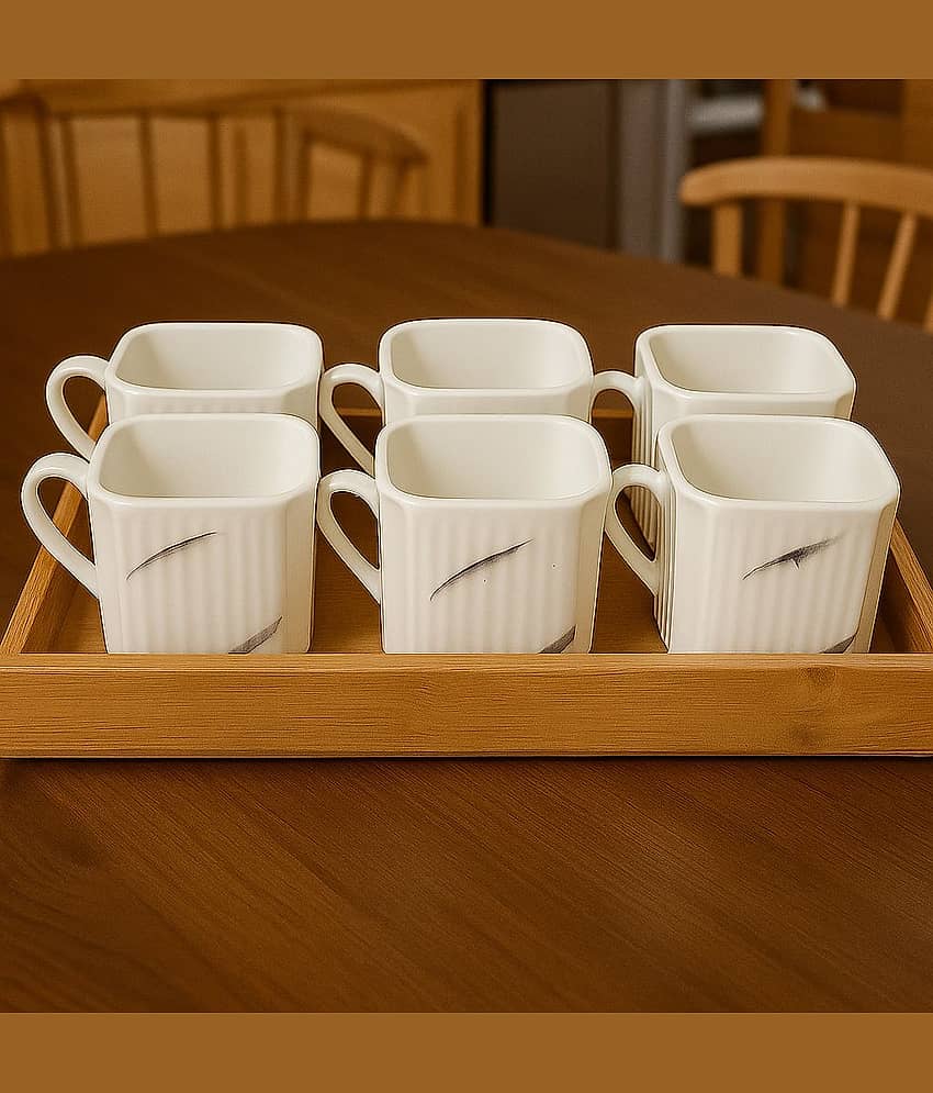 Love Unlimited Solid Bone China Tea Cup 150 ml ( Pack of 6 ) view 2