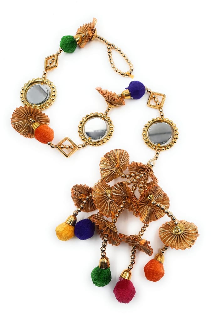 Light weight Jhumka & Mirror Punjabi Parandi/Patiyala Sahi Paranda view 2