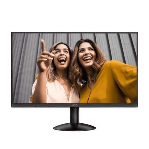AOC 23.8" VA Borderless, FHD 1920 x 1080, 100 Hz, 250 cd/m², 4MS, VGA x1, HDMI 1.4 x 1, NTSC 83% / sRGB 100% / Adaptive Syc, Flicker Free , Low Blue Mode