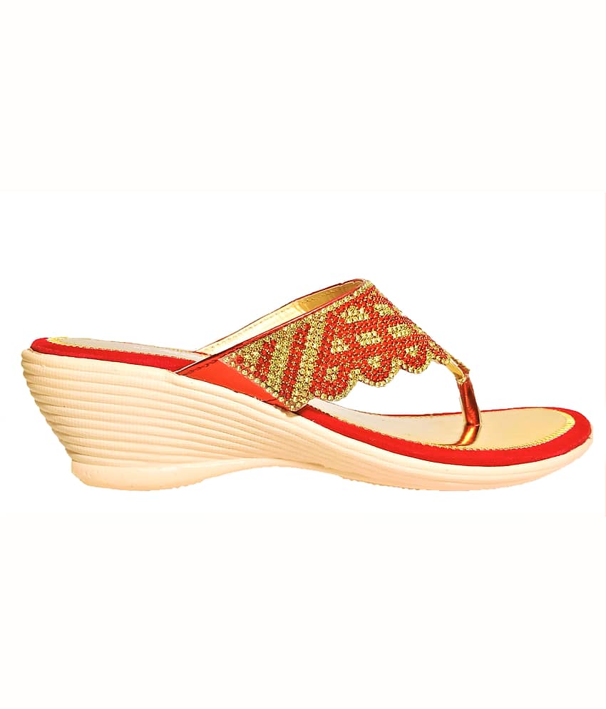 Racecourse - Red Women's Slip On Heels view 2